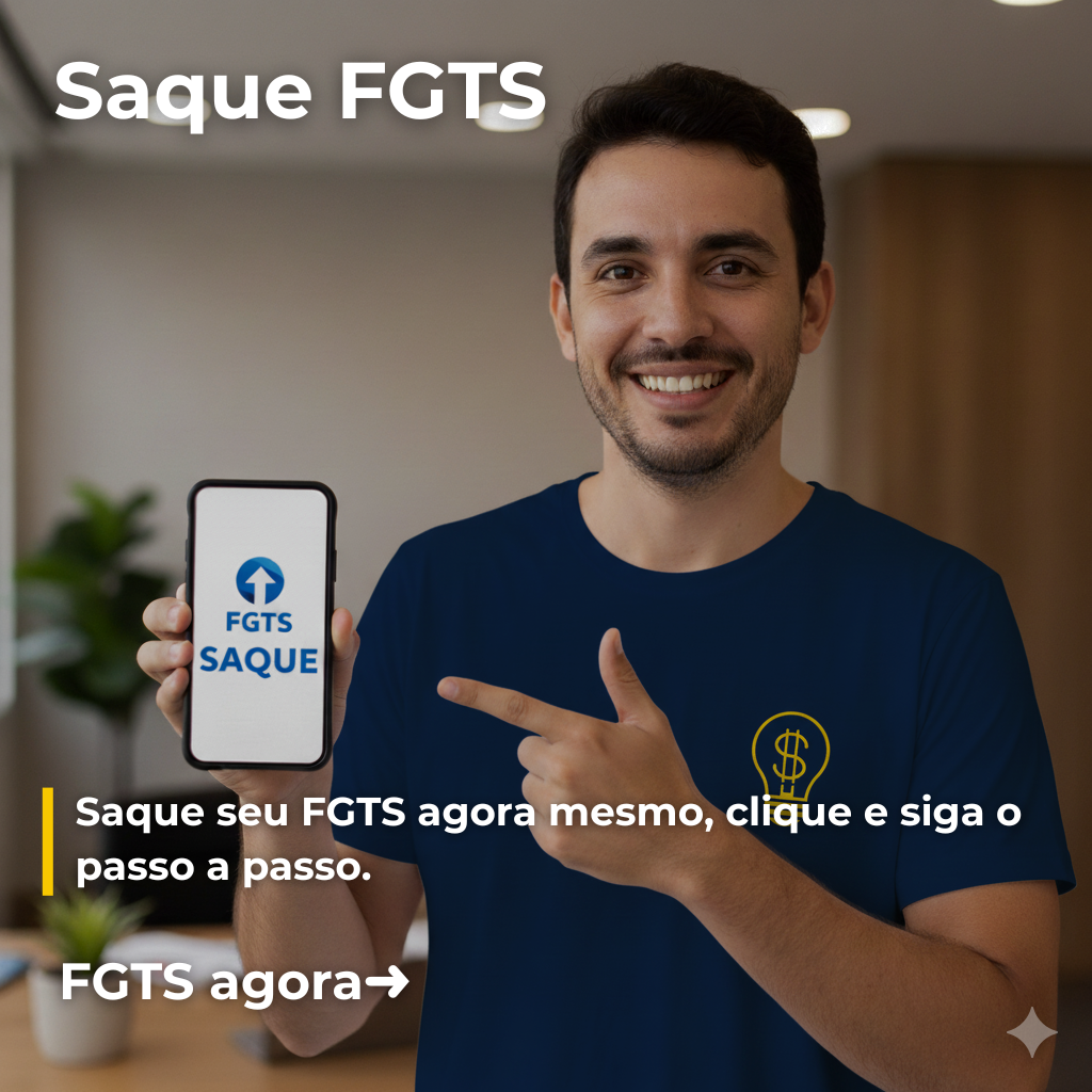 Saque FGTS agora mesmo!
